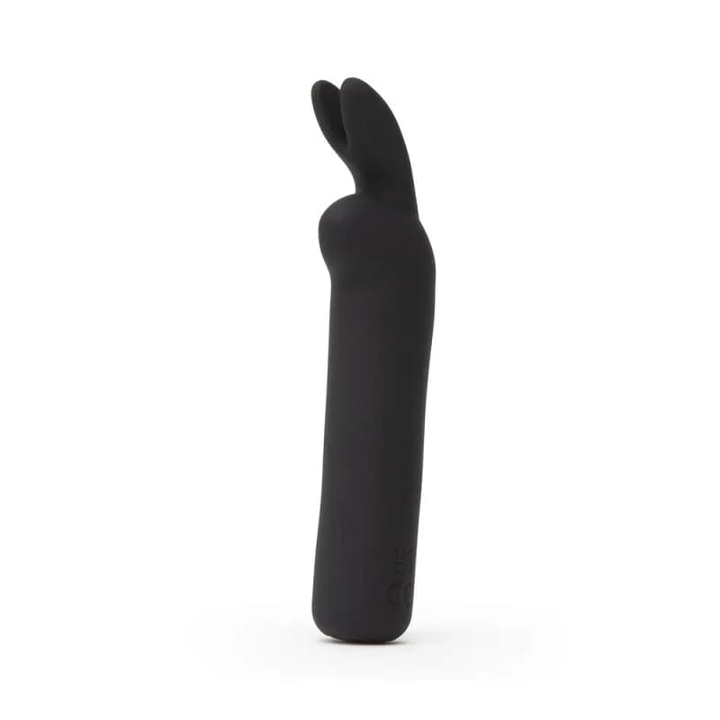 Happy Rabbit - Rabbit Ears 兔仔耳陰蒂刺激震動器 - 黑色