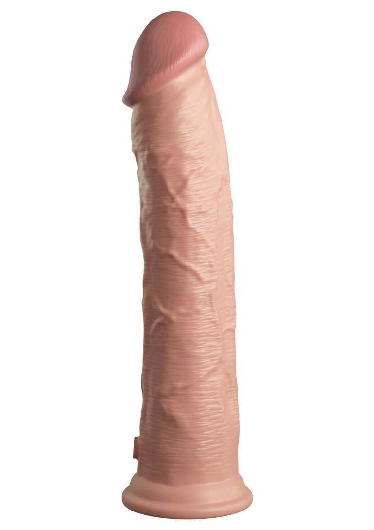 King Cock - 11" Elite 仿真陰莖 - 肉色